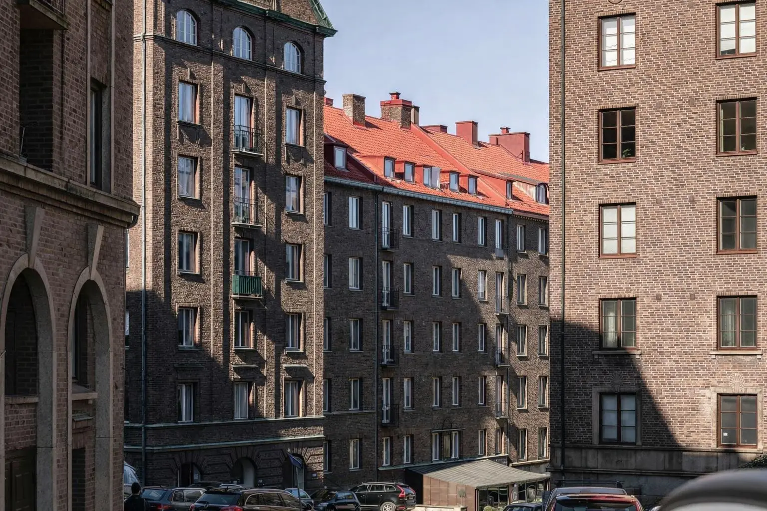 Svensk stadsvy